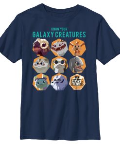 Boy’s Star Wars Galaxy of Creatures Know Your Galaxy Creatures T-Shirt