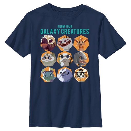 Boy’s Star Wars Galaxy of Creatures Know Your Galaxy Creatures T-Shirt