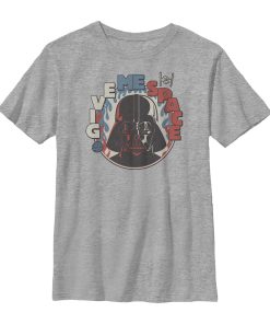Boy’s Star Wars Give Me Space Darth Vader Circle T-Shirt