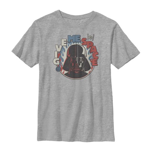 Boy’s Star Wars Give Me Space Darth Vader Circle T-Shirt