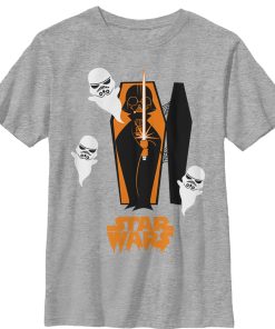 Boy’s Star Wars Halloween Darth Vader Coffin T-Shirt