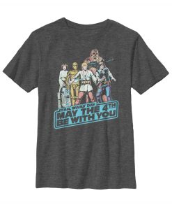 Boy’s Star Wars May the Fourth Classic Poster T-Shirt