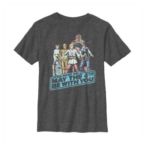 Boy’s Star Wars May the Fourth Classic Poster T-Shirt