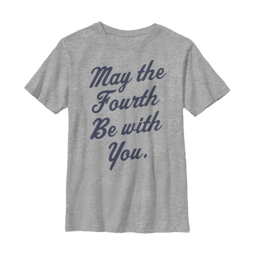 Boy’s Star Wars May the Fourth Cursive T-Shirt