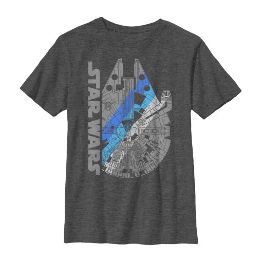 Boy’s Star Wars Millennium Falcon Shadow T-Shirt