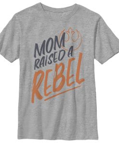 Boy’s Star Wars Mother’s Day Mom Raised a Rebel T-Shirt