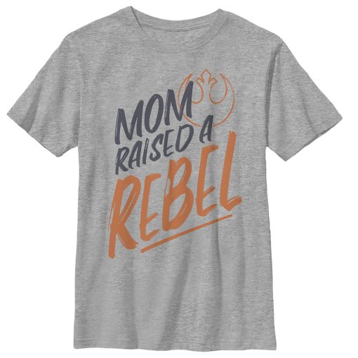 Boy’s Star Wars Mother’s Day Mom Raised a Rebel T-Shirt