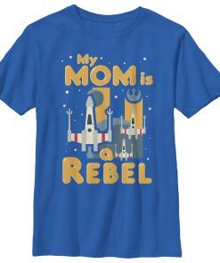 Boy’s Star Wars Mother’s Day Rebel Mom T-Shirt