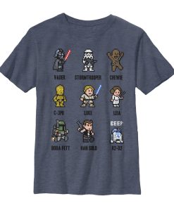Boy’s Star Wars Pixel Character Guide T-Shirt