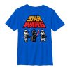 Boy’s Star Wars Pixel Darth Vader and Stormtroopers T-Shirt