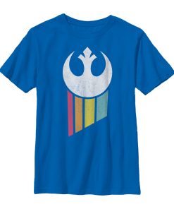 Boy’s Star Wars Rebel Rainbow Emblem T-Shirt