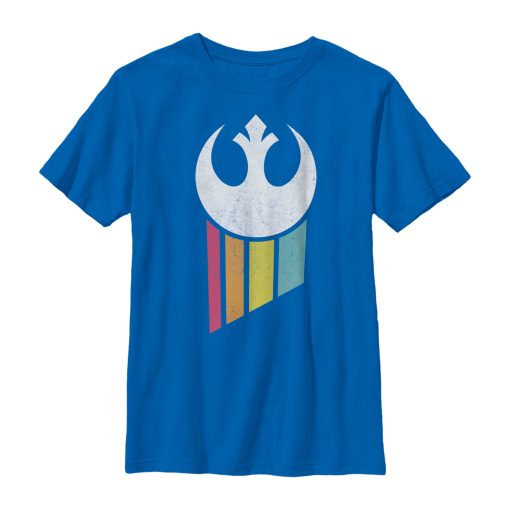 Boy’s Star Wars Rebel Rainbow Emblem T-Shirt