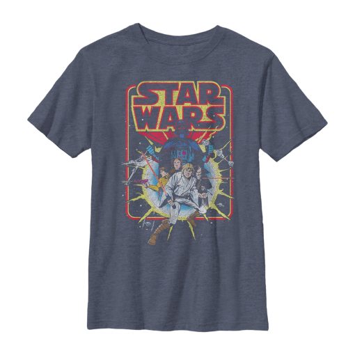 Boy’s Star Wars Retro Explosion T-Shirt