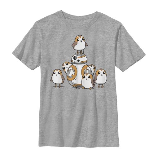 Boy’s Star Wars The Last Jedi BB-8 Porg Party T-Shirt