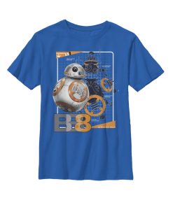 Boy’s Star Wars The Last Jedi BB-8 Schematics T-Shirt