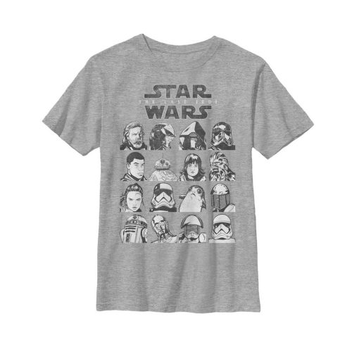 Boy’s Star Wars The Last Jedi Character Page T-Shirt