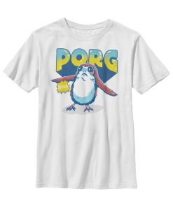 Boy’s Star Wars The Last Jedi Pop Vibes Porg T-Shirt
