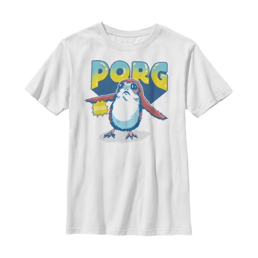 Boy’s Star Wars The Last Jedi Pop Vibes Porg T-Shirt