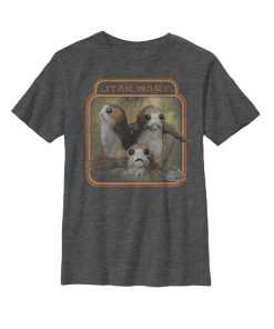 Boy’s Star Wars The Last Jedi Porgs Frame T-Shirt