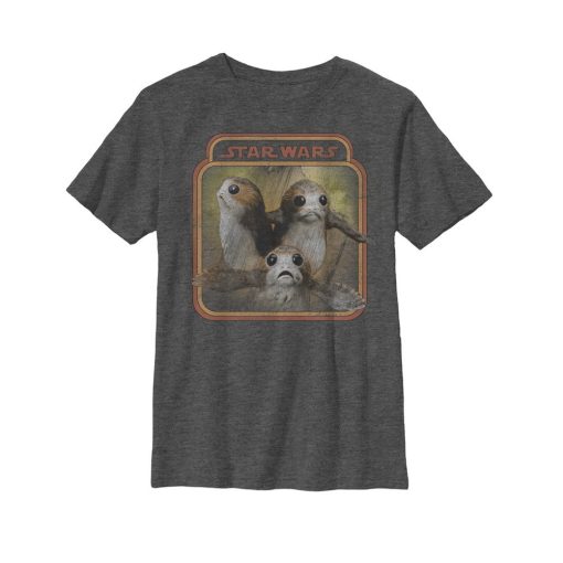 Boy’s Star Wars The Last Jedi Porgs Frame T-Shirt