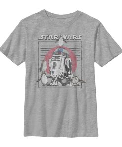 Boy’s Star Wars The Last Jedi R2-D2 Porg Party T-Shirt