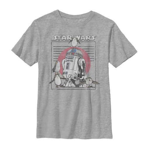 Boy’s Star Wars The Last Jedi R2-D2 Porg Party T-Shirt