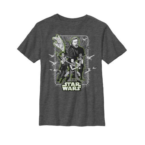 Boy’s Star Wars The Last Jedi Rebel Frame T-Shirt