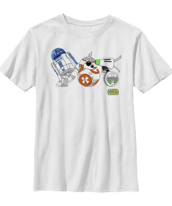 Boy’s Star Wars The Rise of Skywalker Droid Party T-Shirt