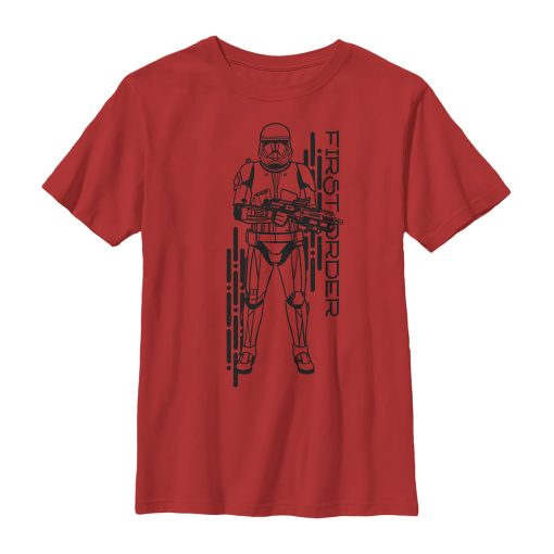 Boy’s Star Wars The Rise of Skywalker First Order Sith Trooper T-Shirt