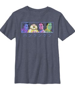 Boy’s Star Wars The Rise of Skywalker Kanji Heroes T-Shirt