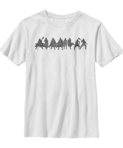 Boy’s Star Wars The Rise of Skywalker Knights of Ren Line T-Shirt