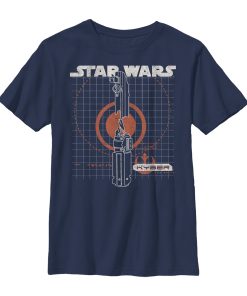 Boy’s Star Wars The Rise of Skywalker Kyber Crystal T-Shirt