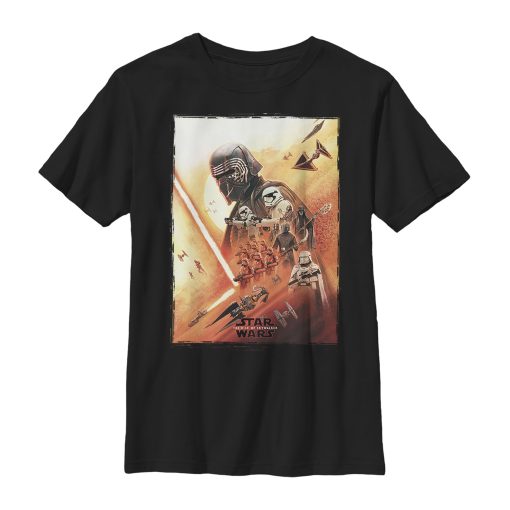 Boy’s Star Wars The Rise of Skywalker Kylo Poster T-Shirt