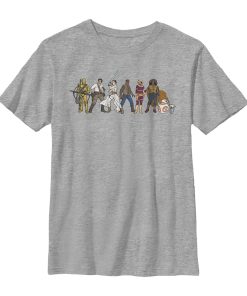 Boy’s Star Wars The Rise of Skywalker Rebel Line T-Shirt