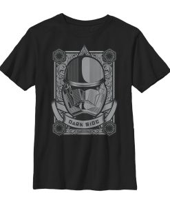 Boy’s Star Wars The Rise of Skywalker Sith Trooper Playing Card T-Shirt