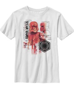 Boy’s Star Wars The Rise of Skywalker Sith Trooper Schematic Detail T-Shirt