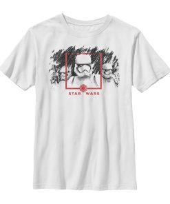 Boy’s Star Wars The Rise of Skywalker Stormtrooper Smudge T-Shirt