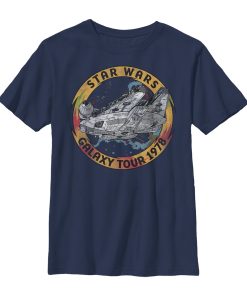 Boy’s Star Wars The Rise of Skywalker Vintage Galaxy Tour T-Shirt