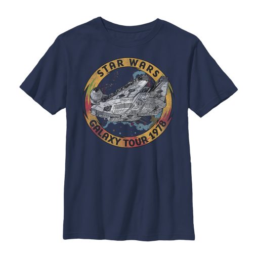 Boy’s Star Wars The Rise of Skywalker Vintage Galaxy Tour T-Shirt