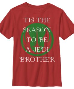 Boy’s Star Wars Tis the Season Jedi Brother T-Shirt