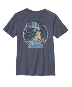 Boy’s Star Wars Vintage Art Frame T-Shirt