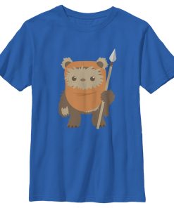 Boy’s Star Wars Wicket Ewok Cartoon T-Shirt