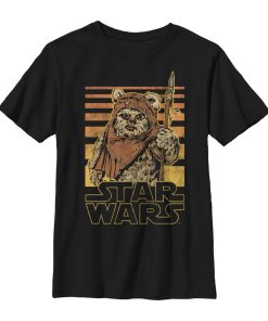 Boy’s Star Wars Wicket Ewok Stripes T-Shirt