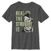 Boy’s Star Wars Yoda Real the Struggle Is T-Shirt