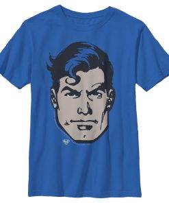 Boy’s Superman Classic Clark Kent Portrait T-Shirt