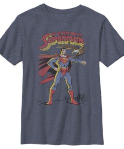 Boy’s Superman Patriotic Adventures T-Shirt