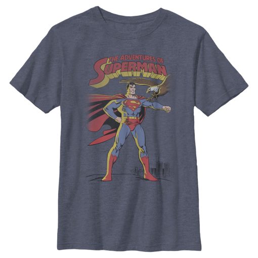 Boy’s Superman Patriotic Adventures T-Shirt