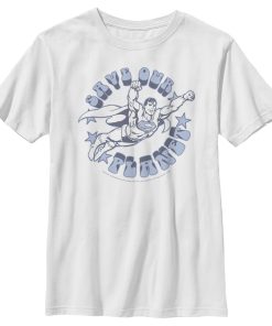Boy’s Superman Save Our Planet T-Shirt