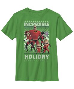 Boy’s The Incredibles 2 Ugly Christmas Family T-Shirt