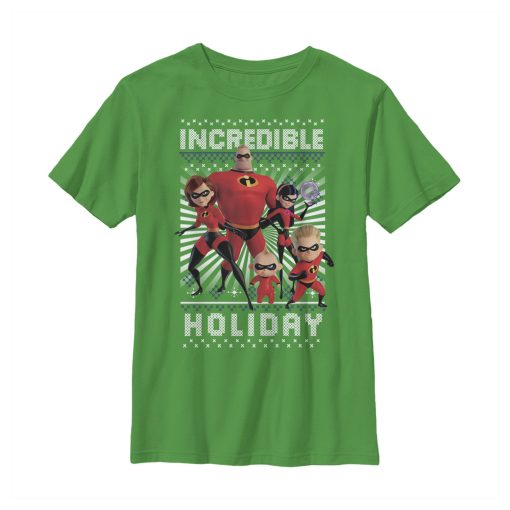 Boy’s The Incredibles 2 Ugly Christmas Family T-Shirt